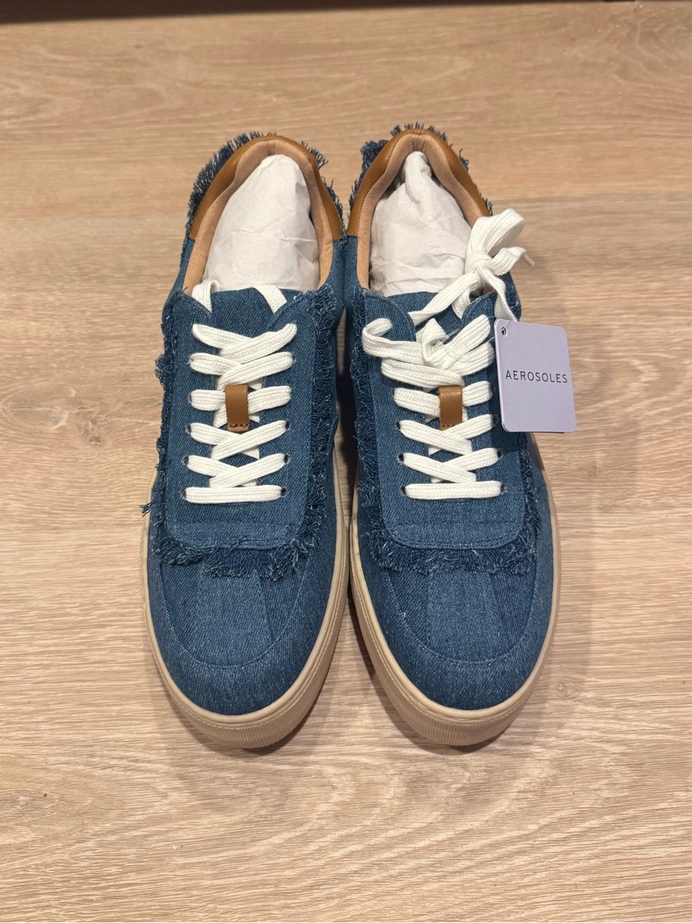 AEROSOLES Bramston Medium Denim Blue Sneakers